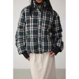 B-HEAT フード付き中綿チェックジャケット | AZUL BY MOUSSY | 詳細画像2 