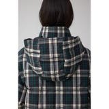 B-HEAT フード付き中綿チェックジャケット | AZUL BY MOUSSY | 詳細画像10 