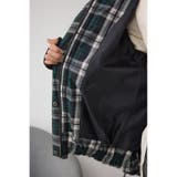 B-HEAT フード付き中綿チェックジャケット | AZUL BY MOUSSY | 詳細画像17 