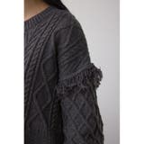 スイッチングフリンジニット | AZUL BY MOUSSY | 詳細画像19