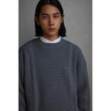 スポンディッシュケーブルニット | AZUL BY MOUSSY | 詳細画像35