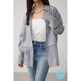 GRY | C/T冷感 切替シアーデザインシャツ | AZUL BY MOUSSY