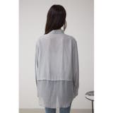 C/T冷感 切替シアーデザインシャツ | AZUL BY MOUSSY | 詳細画像38 