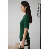 ハーフスリーブクルーネックニット | AZUL BY MOUSSY | 詳細画像28