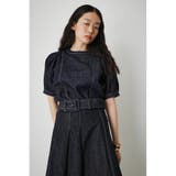 One Wash1 | DENIM PUFF BLOUSE | AZUL BY MOUSSY