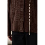 ステッチデザインカーディガン | AZUL BY MOUSSY | 詳細画像31 