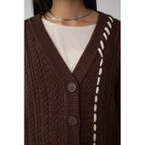 ステッチデザインカーディガン | AZUL BY MOUSSY | 詳細画像28 