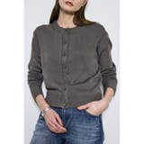 リネンタッチクルーネックニットカーディガン | AZUL BY MOUSSY | 詳細画像13