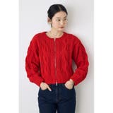 ダブルジップニットカーディガン | AZUL BY MOUSSY | 詳細画像19 