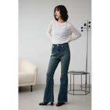 AZUL DENIM オーバーダイ切替フレアデニム | AZUL BY MOUSSY | 詳細画像15 
