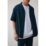 D/GRN3 | アトラクティブストレッチ開襟シャツ | AZUL BY MOUSSY