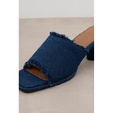 フリンジデニムミュールサンダル | AZUL BY MOUSSY | 詳細画像19 