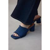 BLU | フリンジデニムミュールサンダル | AZUL BY MOUSSY