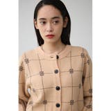 L/BEG1 | 2WAYAZジャガードニットカーディガン | AZUL BY MOUSSY