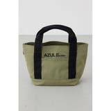 L/KHA1 | ロゴ刺繍ミニトートバック | AZUL BY MOUSSY