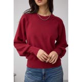 D/RED3 | ボリュームスリーブニット | AZUL BY MOUSSY