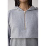 レイヤード風裏起毛フーディーワンピース | AZUL BY MOUSSY | 詳細画像22