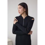 ショルダースリットリブニットワンピース | AZUL BY MOUSSY | 詳細画像1 