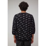 総柄7分袖ニットプルオーバー | AZUL BY MOUSSY | 詳細画像17