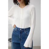IVOY3 | シアーニットカーディガン | AZUL BY MOUSSY