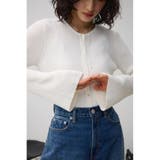 シアーニットカーディガン | AZUL BY MOUSSY | 詳細画像1