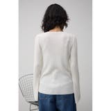 シアーニットカーディガン | AZUL BY MOUSSY | 詳細画像6