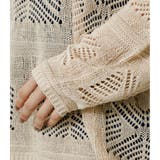 BACK SLIT CROCHET KNIT | AZUL BY MOUSSY | 詳細画像30