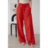 RED | ツイルイージーパンツ | AZUL BY MOUSSY