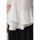 ペプラムカットフレアトップス | AZUL BY MOUSSY | 詳細画像10