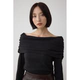オフショルダーロングスリーブカットトップス | AZUL BY MOUSSY | 詳細画像13 