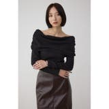 オフショルダーロングスリーブカットトップス | AZUL BY MOUSSY | 詳細画像14 