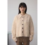 シャギー襟付きニットカーデ | AZUL BY MOUSSY | 詳細画像5 