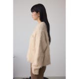 シャギー襟付きニットカーデ | AZUL BY MOUSSY | 詳細画像6 