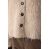 シャギー襟付きニットカーデ | AZUL BY MOUSSY | 詳細画像11 