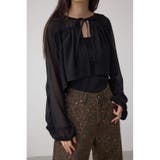 BLK | ボリュームギャザーショートボレロ | AZUL BY MOUSSY