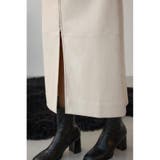 フェイクレザー/スエードジップタイトスカート | AZUL BY MOUSSY | 詳細画像11