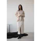 フェイクレザー/スエードジップタイトスカート | AZUL BY MOUSSY | 詳細画像4