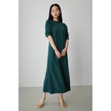 WAIST TACK A-LINE CUT ONEPIECE | AZUL BY MOUSSY | 詳細画像4 