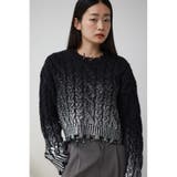 ダメージ箔グラデーションニットトップス | AZUL BY MOUSSY | 詳細画像12