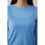 バックスリットシアーロングトップス | AZUL BY MOUSSY | 詳細画像30 