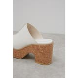 CENTER SEAM CORK WEDGE SANDALS | AZUL BY MOUSSY | 詳細画像6 