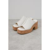IVOY3 | CENTER SEAM CORK WEDGE SANDALS | AZUL BY MOUSSY