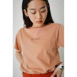 L/PNK1 | WAVY FONT LOGO TEE | AZUL BY MOUSSY