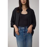BLK | 楊柳タックヘムコクーンシャツ | AZUL BY MOUSSY