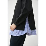 SHIRT LAYERED KNIT TOPS | AZUL BY MOUSSY | 詳細画像10