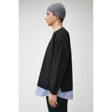 SHIRT LAYERED KNIT TOPS | AZUL BY MOUSSY | 詳細画像6