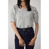 IVOY3 | カットツイード袖ギャザートップス | AZUL BY MOUSSY