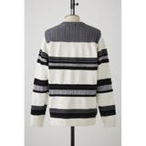 モールボーダーコンビネーションニット | AZUL BY MOUSSY | 詳細画像3