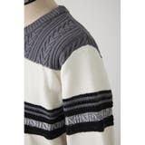 モールボーダーコンビネーションニット | AZUL BY MOUSSY | 詳細画像5