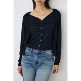 フロントギャザーレイヤードカットカーディガン | AZUL BY MOUSSY | 詳細画像13 